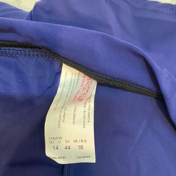 NWT Christina Navy Boyleg Bikini Bottoms Swimsuit - Picture 5 of 13